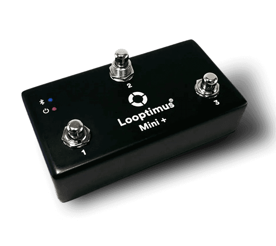 Looptimus Mini + compact wireless MIDI foot controller