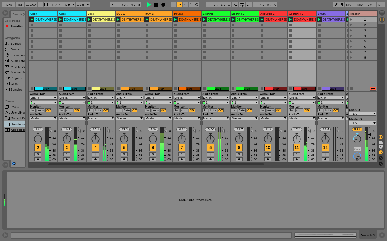 Ableton live deals 10 drum loops