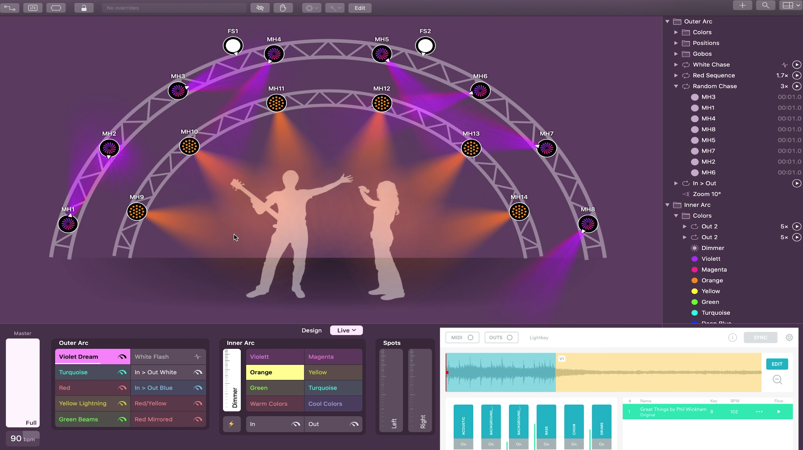 does lightkey work with chamsys magicdmx